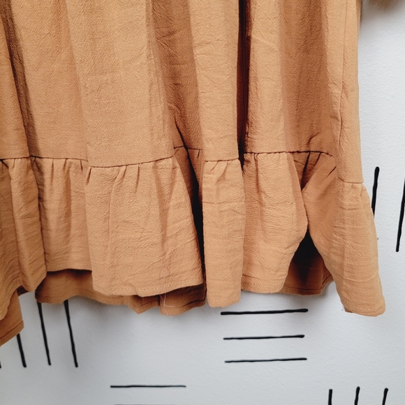 Vici Smock Latern Babydoll Long Sleeve Bohemian Dress - Picture 7 of 10